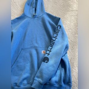 Men’s Blue Carhartt Hoodie Size L
